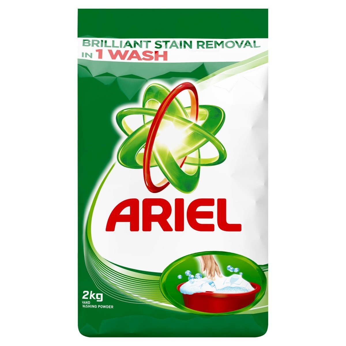 ARIEL W/PWD HAND WASH 1 x 2KG - myhoodmarket