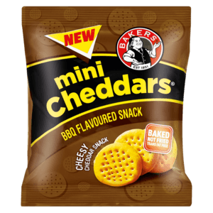 Bakers BBQ Flavoured Mini Cheddars 33g - myhoodmarket