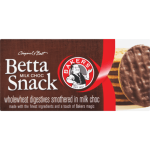 Bakers Bettasnack Chocolate Biscuits 200g - myhoodmarket