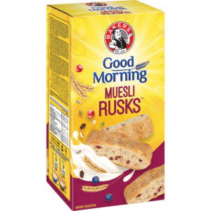 Bakers Good Morning Muesli Rusks 450g - myhoodmarket