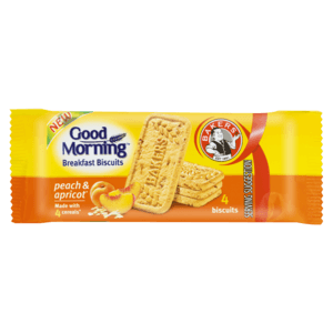 Bakers Good Morning Peach & Apricot Breakfast Biscuits 50g - myhoodmarket