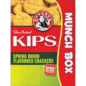 Bakers Kips Spring Onion Flavoured Crackers 200g - myhoodmarket