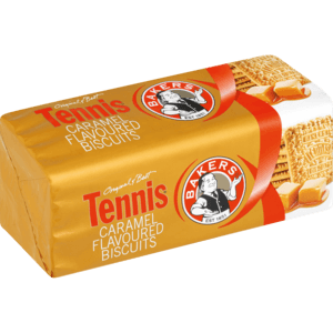 Bakers Red Label Caramel Tennis Biscuits 200g - myhoodmarket