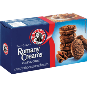 Bakers Romany Creams Classic Chocolate Biscuits 200g - myhoodmarket