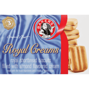 Bakers Royal Creams Shortbread Biscuits 280g - myhoodmarket