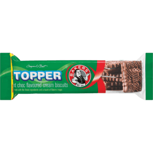 Bakers Topper Mint Chocolate Biscuits 125g - myhoodmarket