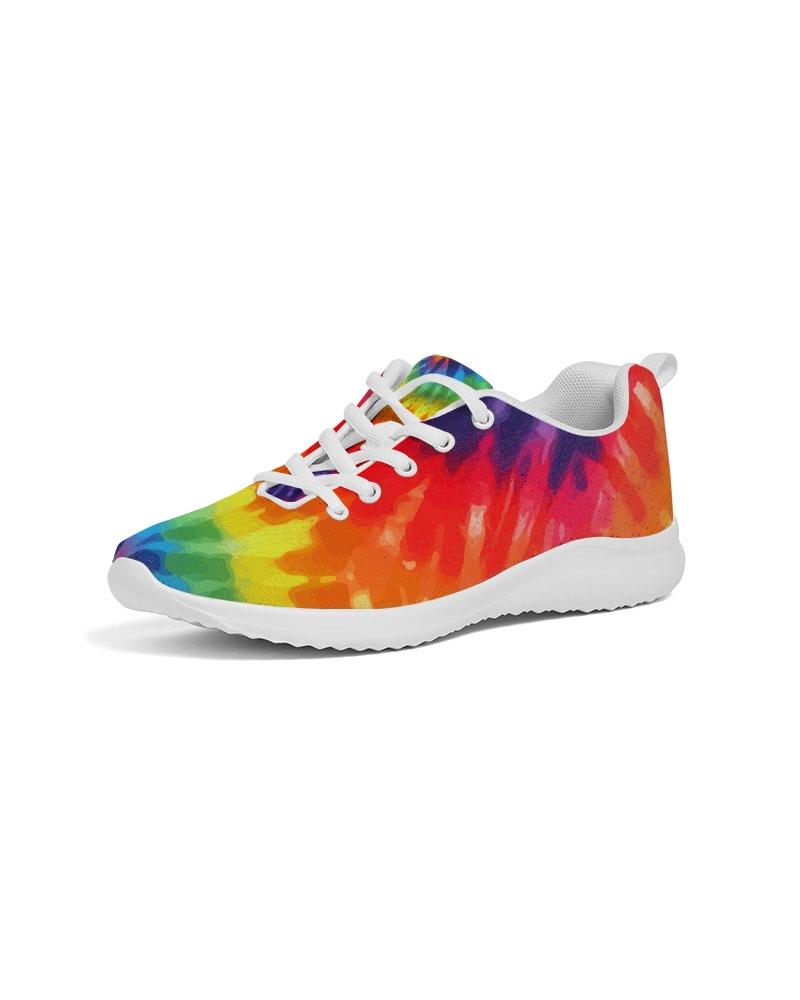 Uniquely You Womens Sneakers - Multicolor Tie-Dye Style Canvas Sports