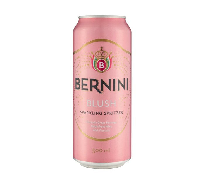 Bernini Blush Sparkling Spritzer Can 500ml - HoodMarket