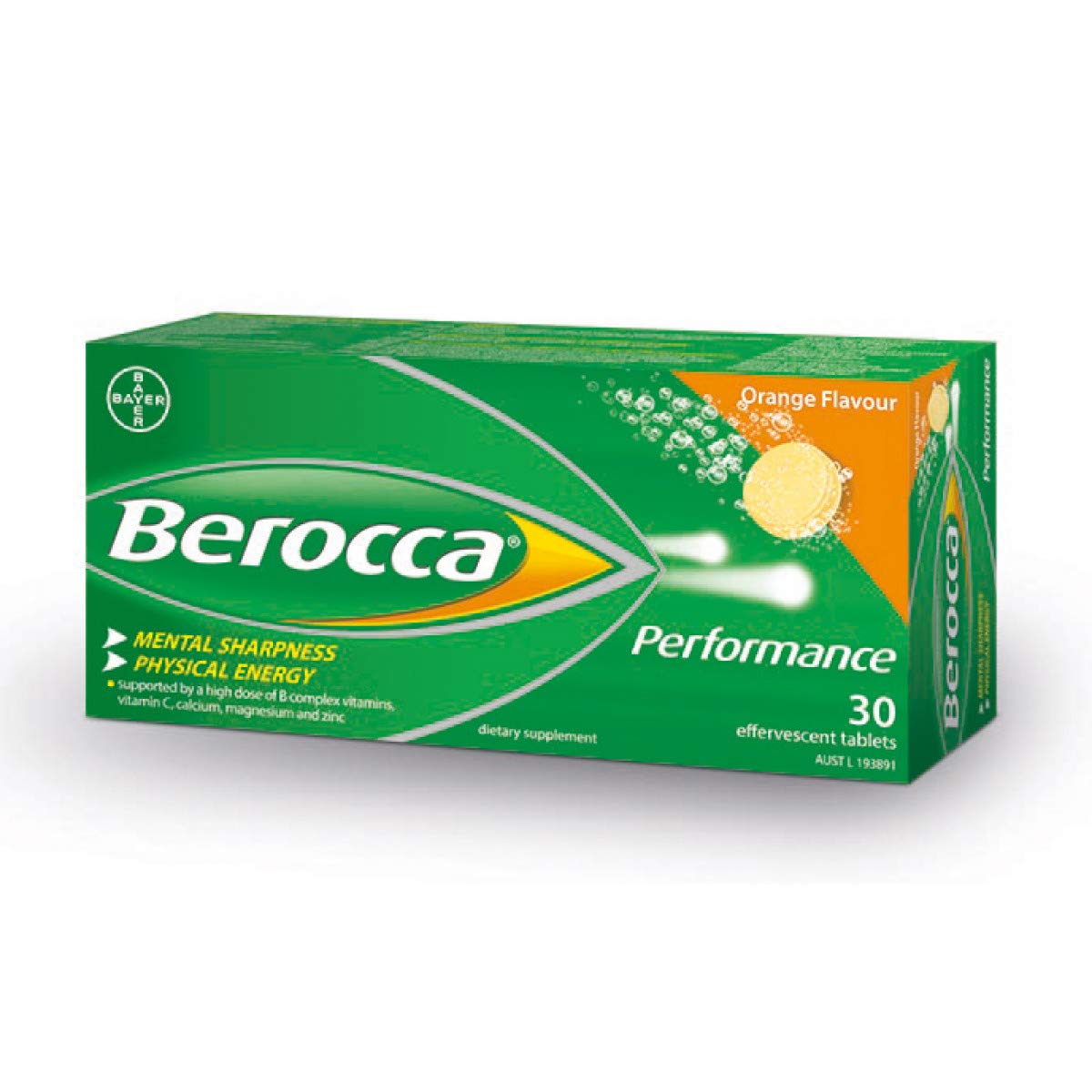 Berocca Effervescent 30 Tablets Orange