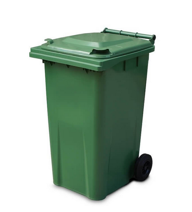 80 Litre Wheelie Bin | Green