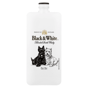 Black & White Blended Scotch Whisky Bottle 200ml - myhoodmarket