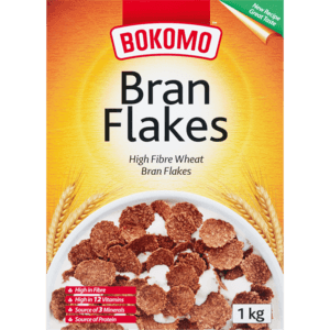 Bokomo Bran Flakes Cereal 1kg - myhoodmarket