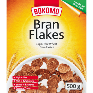 Bokomo Bran Flakes Cereal 500g - myhoodmarket