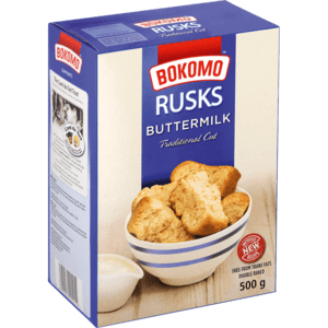 Bokomo Buttermilk Rusks 500g - myhoodmarket