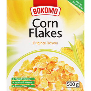 Bokomo Cornflakes Original Cereal 500g - myhoodmarket