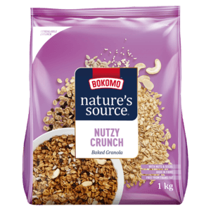 Bokomo Nature's Source Nutzy Crunch Baked Granola 1kg - myhoodmarket