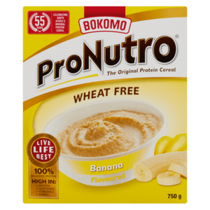 Bokomo ProNutro Wheat Free Banana Flavoured Cereal 750g - myhoodmarket