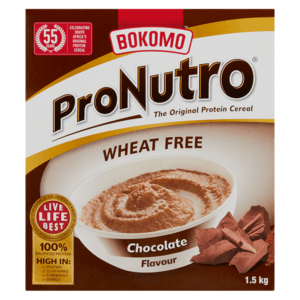 Bokomo ProNutro Wheat Free Chocolate Flavoured Cereal 1.5kg - myhoodmarket