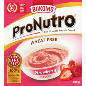 Bokomo ProNutro Wheat Free Strawberry Cereal 500g - myhoodmarket
