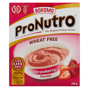 Bokomo ProNutro Wheat Free Strawberry Flavoured Cereal 750g - myhoodmarket