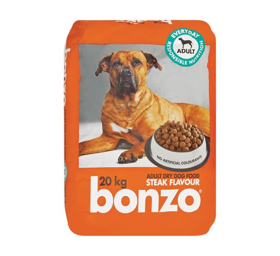 Bonzo Dog Food Steak 20kg