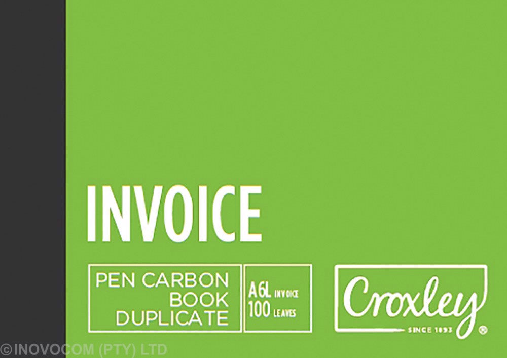 Croxley JD16BO A6L Pen Carbon Book Invoice