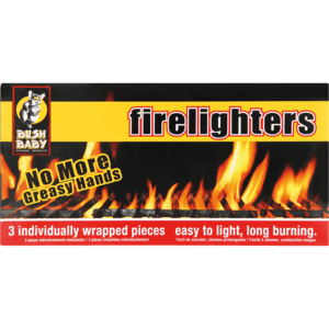 Bush Baby Firelighters 3 Pack - myhoodmarket