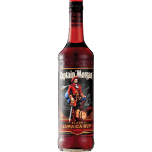 Captain Morgan Black Jamaica Rum Bottle 750ml - myhoodmarket
