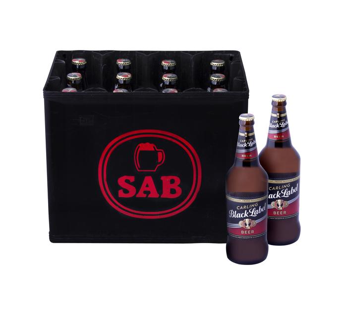 Carling Black Label 12x750ml RB - myhoodmarket