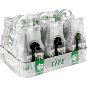 Castle Lite Beer Bottles 24 x 440ml - myhoodmarket