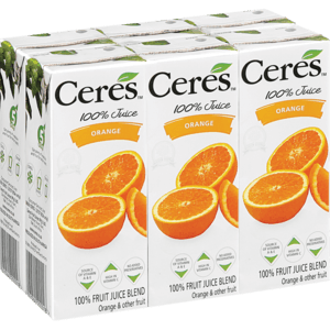 Ceres Orange Juice Pack 6 x 200ml - myhoodmarket