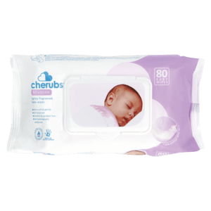 Cherubs Newborn Baby Wipes 80 Pack - myhoodmarket