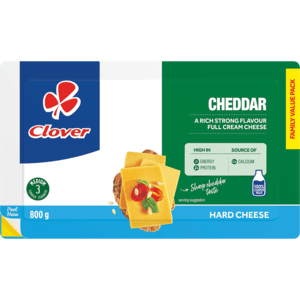 Clover Cheddar Cheese Value Pack 800g - myhoodmarket