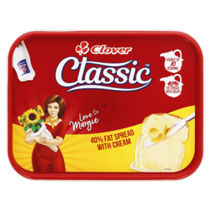 Clover Classic 50% Fat Spread With Cream Tub 500g - myhoodmarket