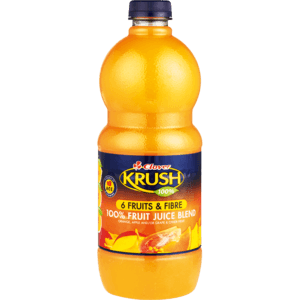 Clover Krush 100% 6 Fruit & Wheat Fibre Fruit Juice 1.5L - myhoodmarket