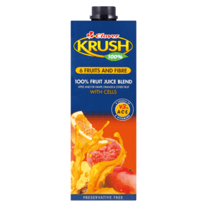 Clover Krush 100% 6 Fruits & Fibre Fruit Juice Blend With Cells 1 - myhoodmarket