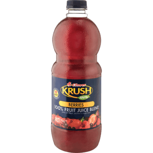 Clover Krush 100% Berries Fruit Juice Blend 1.5L - myhoodmarket