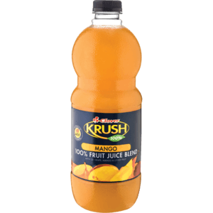 Clover Krush 100% Mango Fruit Juice Blend 1.5L - myhoodmarket