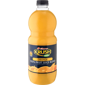 Clover Krush 100% Orange Fruit Juice Blend 1.5L - myhoodmarket