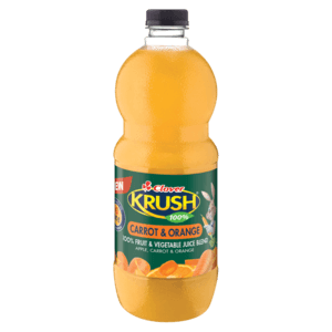 Clover Krush Carrot & Orange Fruit & Vegetable Juice Blend 1.5L - myhoodmarket