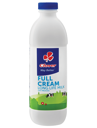 Clover Long Life Full Cream milk-1l-bottle - myhoodmarket