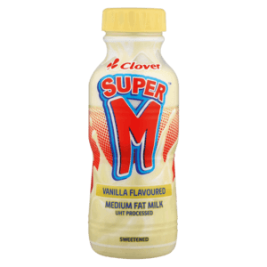 Clover Super M Vanilla Flavoured Medium Fat Milk 300ml - myhoodmarket