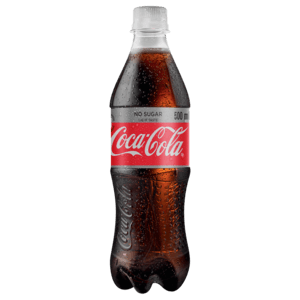 Coca-Cola No Sugar Light Taste Soft Drink Bottle 500ml - myhoodmarket