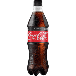 Coca-Cola Zero Soft Drink Bottle 500ml - myhoodmarket