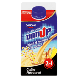 Danone DanUp 2-In-1 Coffee Flavoured Blend Of Multigrain With Yoghurt 450g - myhoodmarket