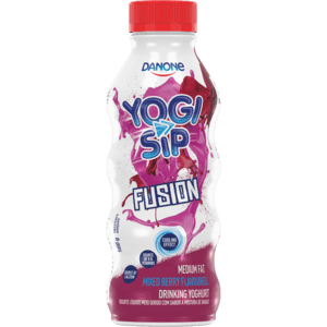 Danone Yogi Sip Fusion Mixed Berry Yoghurt Drink 500g - myhoodmarket