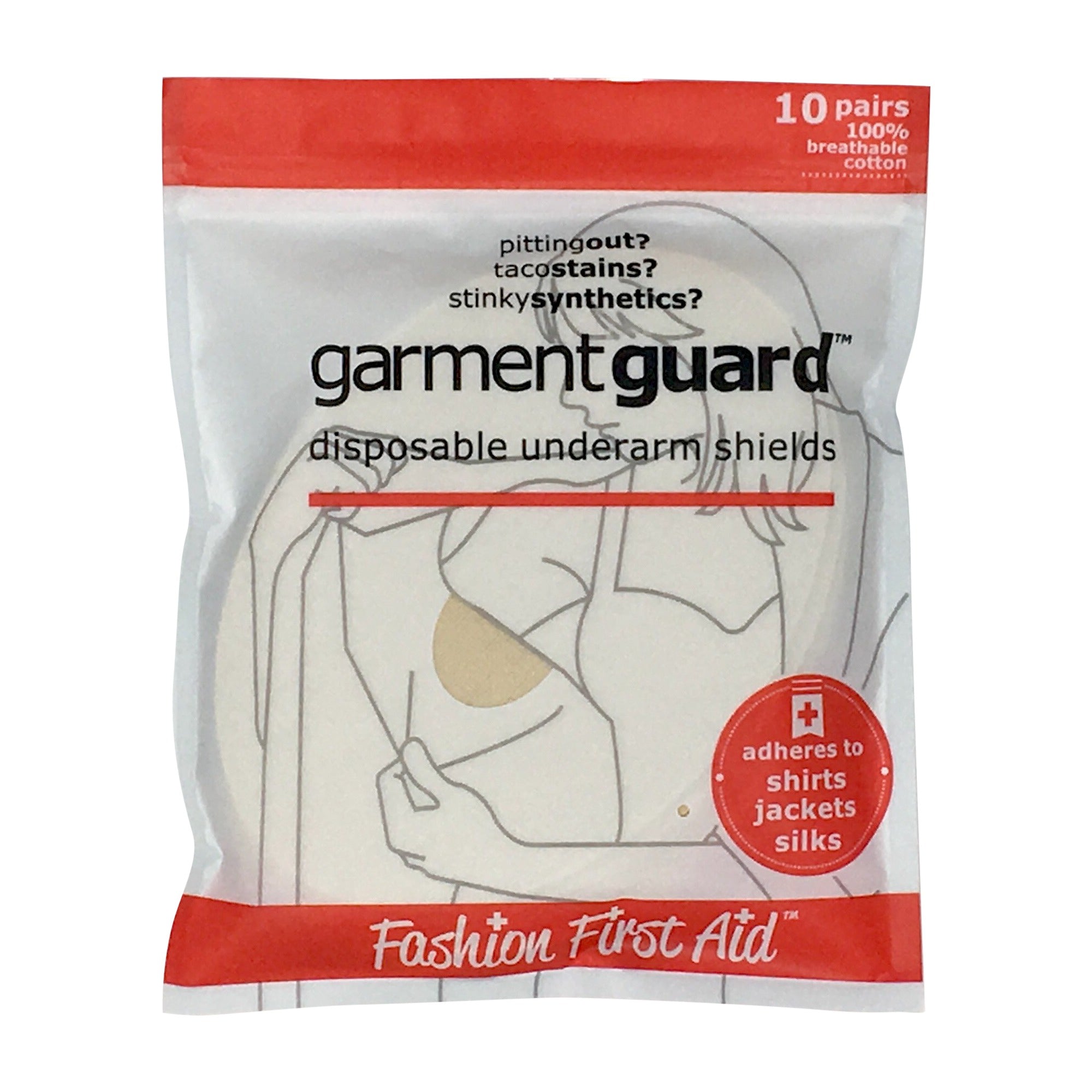 Garment Guard: the original cotton disposable adhesive underarm