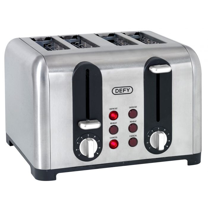 Defy Toaster 4 Slice Satin TA4203S