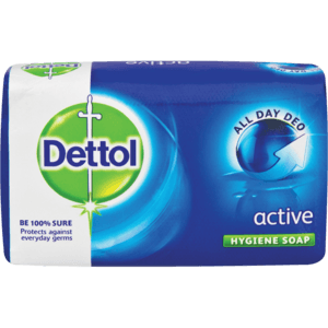 Dettol Active Bath Soap Bar 175g - myhoodmarket