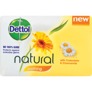 Dettol Natural Soothing Bath Soap Bar 175g - myhoodmarket